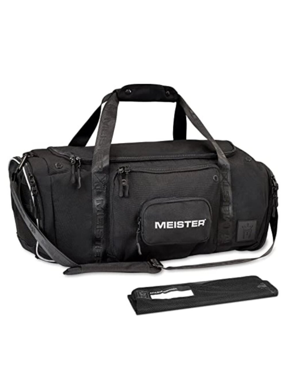 Fighters Gym Bag Zip-Out Wash Bag & Shoe Locker Waterproof Duffel